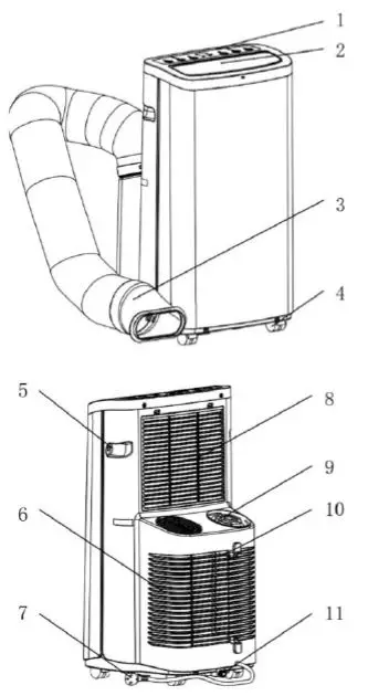 newair NAC14KWHH2 Portable Air Conditioner-2