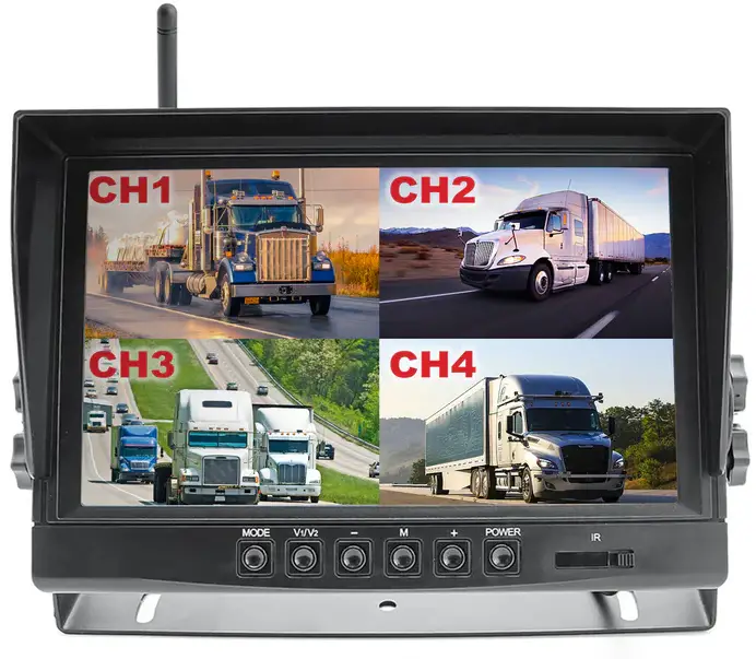 FALCON ELECTRONICS B099GMT4JJ 1080P MDVR Blackbox 4 Camera