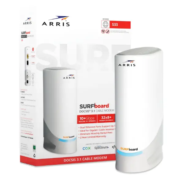 Surfboard S33 Docsis 3.1 Cable Modem User Manual