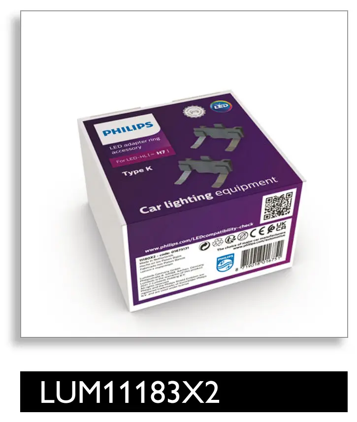 PHILIPS LUM11183X2 Accessories for LED Upgrade Type N Adapter Rings