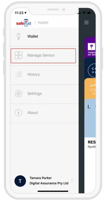 safetrust DAEjYW15acU IoT Sensor - Manage Sensor