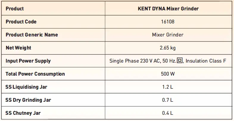 KENT-DYNA-500W-Mixer-Grinder-fig-4