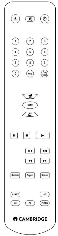 CAMBRIDGE AUDIO AXA35 Integrated Amplifier - Remote Control