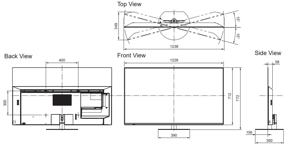 Panasonic TX-55HZ1000B 55 OLED -