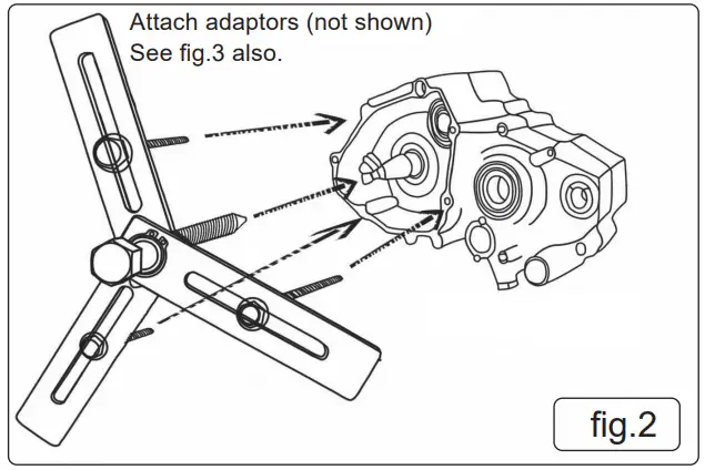SEALEY SMC30.V2 Motorcycle Engine Crankcase Separator - fig 2