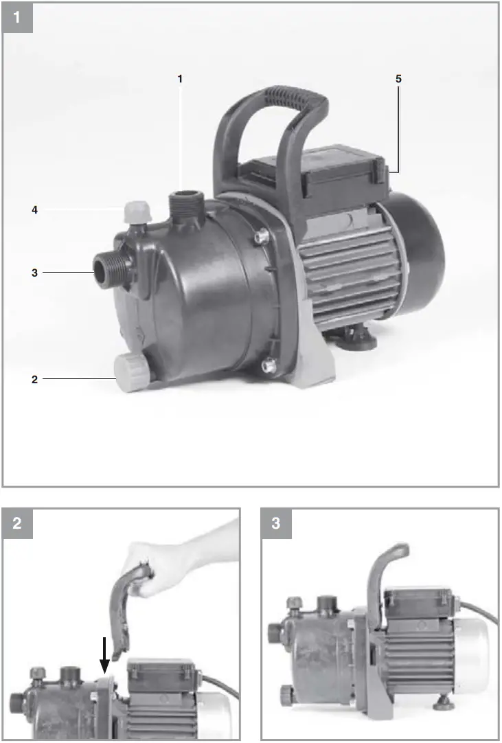 Einhell GC GP 6538 Electric Garden Pump - FIG 1