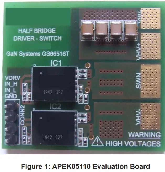 ALLEGRO microsystems APEK85110 Half Bridge Driver Switch Board - Fig