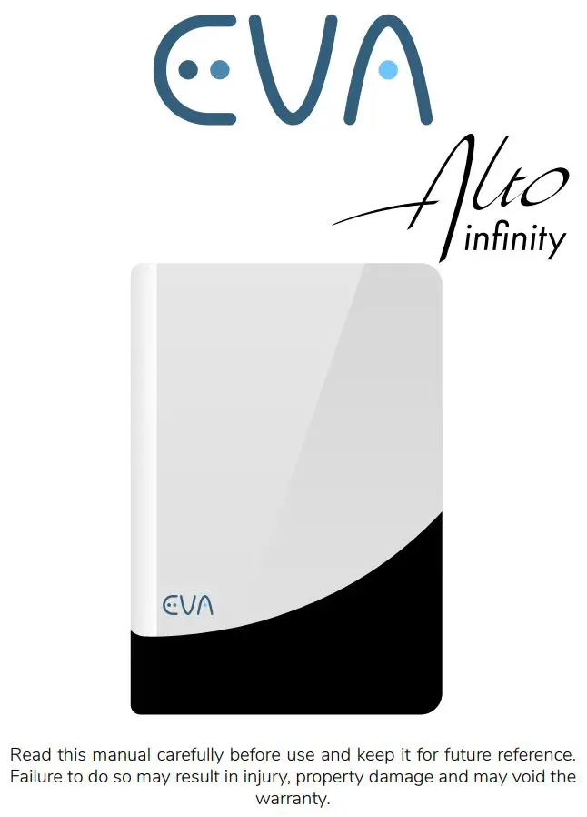 CVA Alto Infinity Air Purifier User Manual