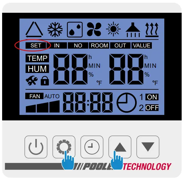 Pairing the heat pump