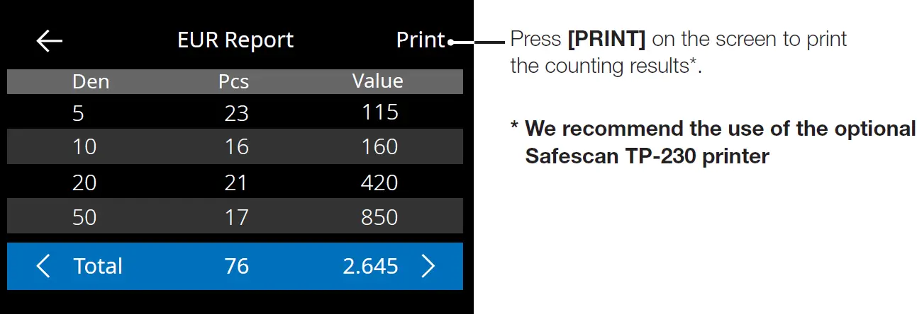 Safescan 2865-S 2885-S Banknote Counter 09