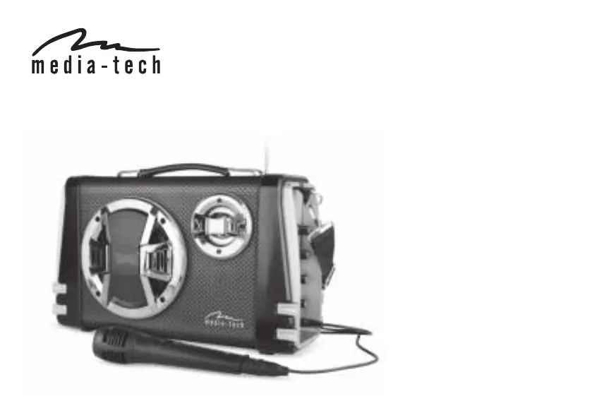Media-tech Karaoke Boombox Bt Mt3149 User Manual Media-tech Karaoke Boombox Bt Mt3149 User Manual