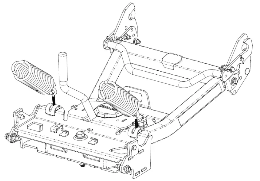 KOLPIN OUTDOORS 35-0070 Conqueror Front-Connect Push Frame -