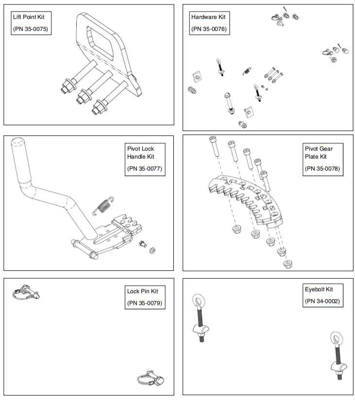 KOLPIN OUTDOORS 35-0070 Conqueror Front-Connect Push Frame - Fig 12