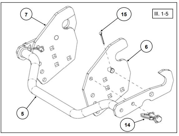KOLPIN OUTDOORS 35-0070 Conqueror Front-Connect Push Frame - Fig 3