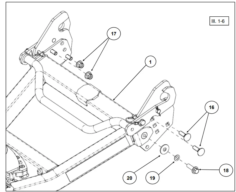 KOLPIN OUTDOORS 35-0070 Conqueror Front-Connect Push Frame - Fig 4