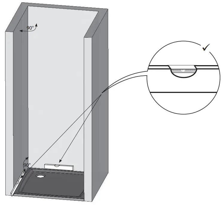 RAVAK BSD3 RILLIANT Shower Door - Figure 3