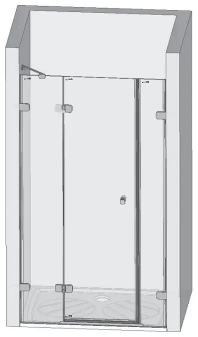 RAVAK BSD3 RILLIANT Shower Door