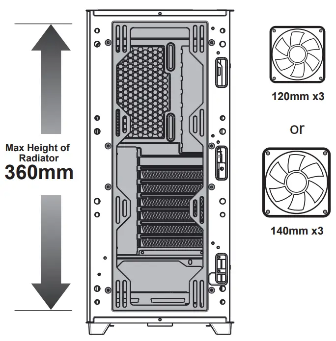 AZZA CSAZ-470 Legionaire Midi Tower - Fig 5