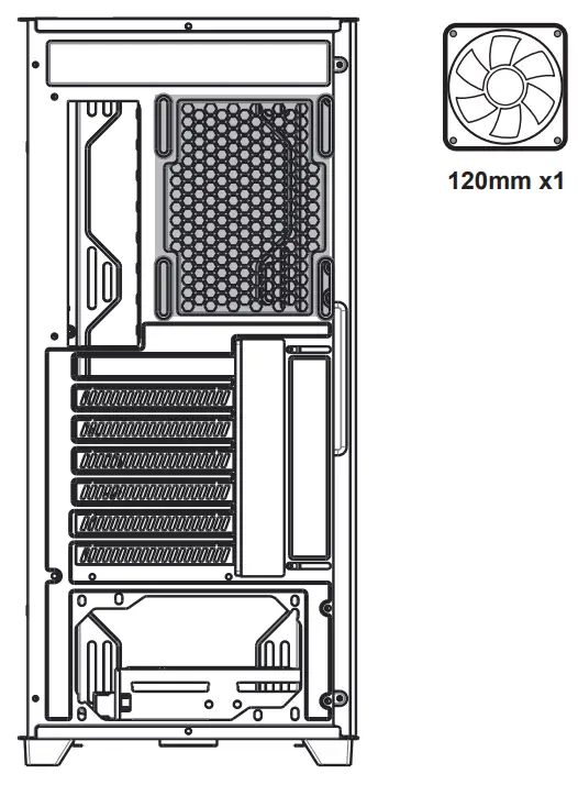 AZZA CSAZ-470 Legionaire Midi Tower - Fig 7
