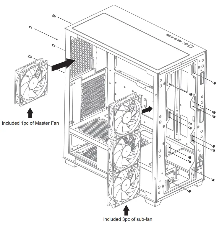 AZZA CSAZ-470 Legionaire Midi Tower - Fig 8