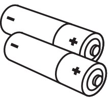 2 x AAA Batteries