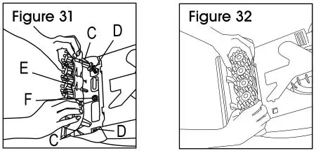 ULINE H-3481 Hoover Commercial SteamVAC - Figure 31, 32