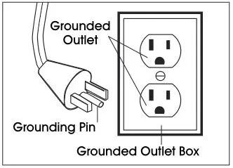ULINE H-3481 Hoover Commercial SteamVAC - Grounded Outlet Box