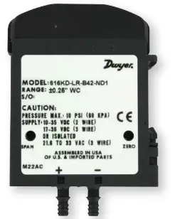 Dwyer-616KD-LR-Differential-Pressure-Transmitter-for-Low-Ranges-User-Manual-FIG-4