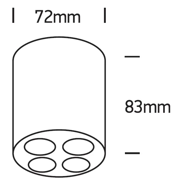 one-LIGHT-Ceiling-Fixed-Spot-Cylinder-fig-1