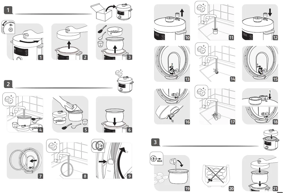 Tefal CY754 Turbo Cuisine Multi Pressure Cooker - fig 26