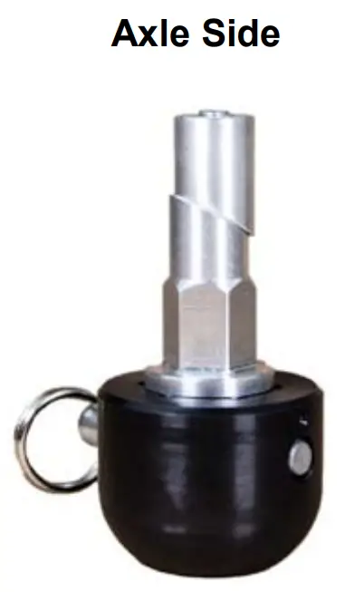 WOODCRAFT IN45-0760F Front Axle Sliders Aprilia