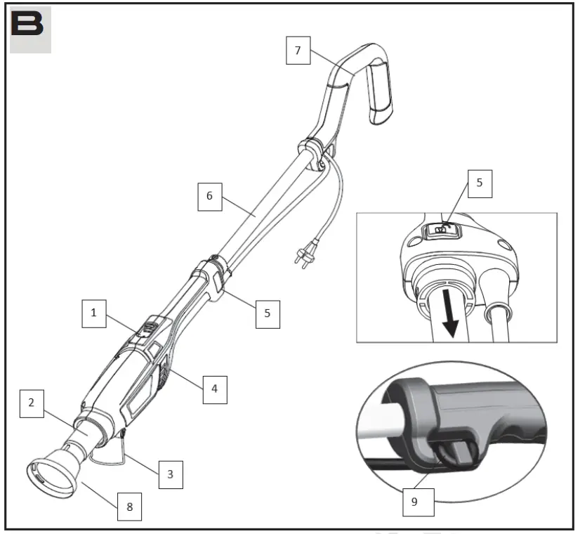 NAKAYAMA WB2000 3in1 2000w Electric Garden Multitool - Fig 1