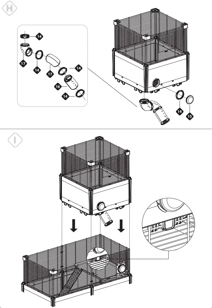 ferplast 57008017 Multipla Hamster Roof Extension for Mouse Cages - Figure 5