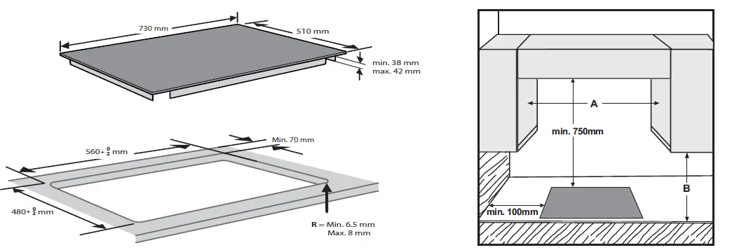 Whirlpool GMA 7522 Burner Gas Hob 1