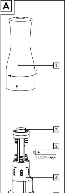 SILVERCREST IAN 385827 Electric Salt Or Pepper Mill-FIG2