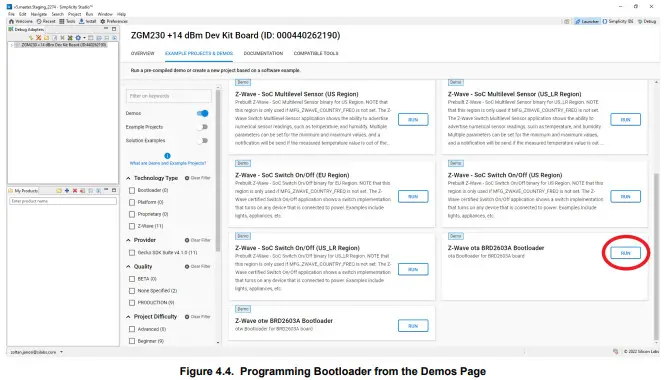 SILICON LABS QSG184 Z Wave 800 Thunderboard Radio Board - figure8