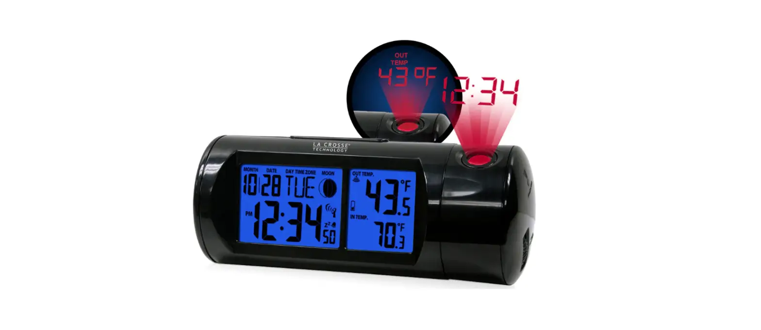 La Crosse Technology 616-143v3 Atomic Projection Alarm User Guide