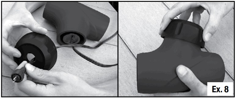 Aquascape G2-95027 IonGen Electronic Algae Controller for Pond - collar into position