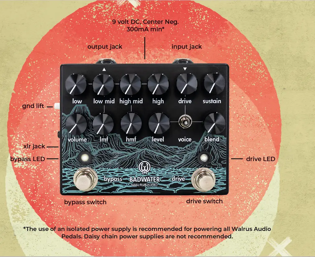 WALRUS-AUDIO-Badwater-Bass-Preamp-Pedal-Instruction-fig-1