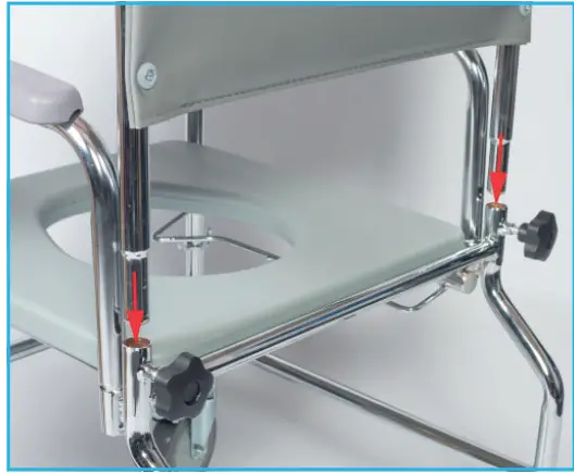 NRS Healthcare L22056 Wheeled Commode 04