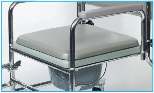 NRS Healthcare L22056 Wheeled Commode 09