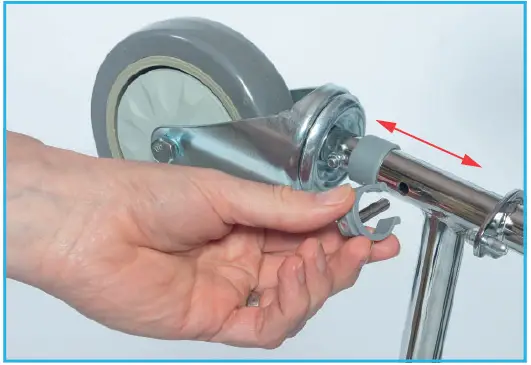 NRS Healthcare L22056 Wheeled Commode 10