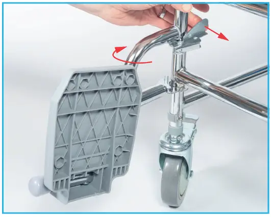 NRS Healthcare L22056 Wheeled Commode 11