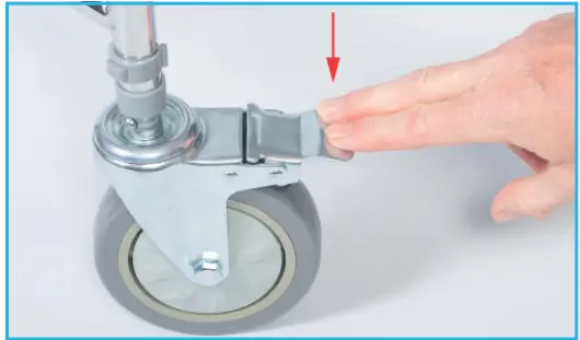 NRS Healthcare L22056 Wheeled Commode 13