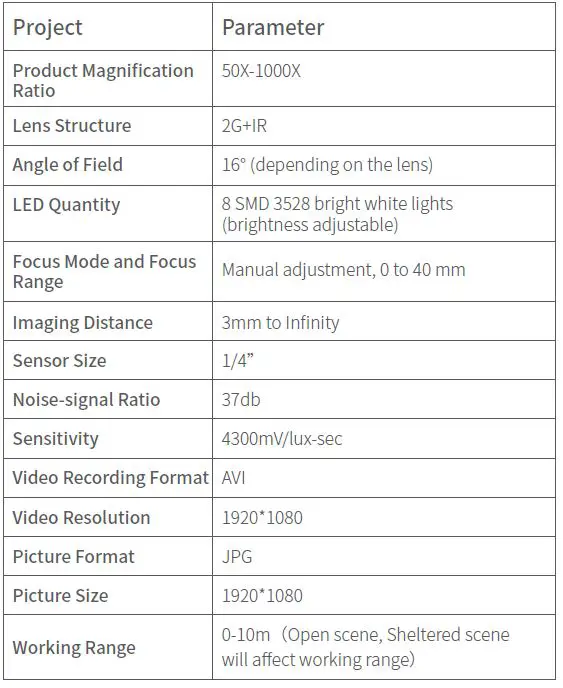 SHENZHEN MICROTOLE TECHNOLOGY CO W1A Digital Microscope-24