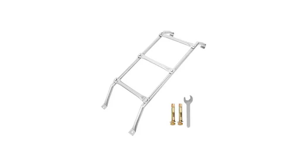 Vevor Ltfsyhs3bdxsfst01v0 Egress Ladder Basement Basement Egress 4 Steps Window Well Ladder Escape Ladder Instruction Manual