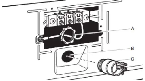 Whirlpool Electric Dryer Owner’s Manual - Attach direct wire strain relief