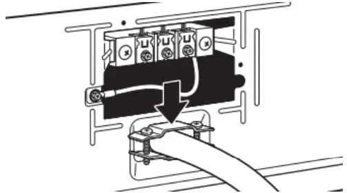 Whirlpool Electric Dryer Owner’s Manual - Attach power supply cord to strain relief