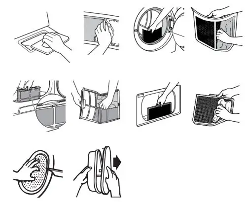 Whirlpool Electric Dryer Owner’s Manual - How To Clean