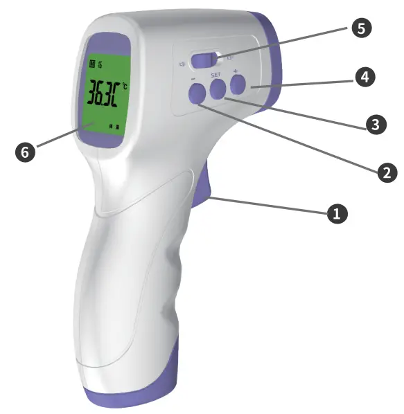 PARAS TG8818N Non-Contact Forehead IR - PARAS TG8818N Non-Contact Forehead IR